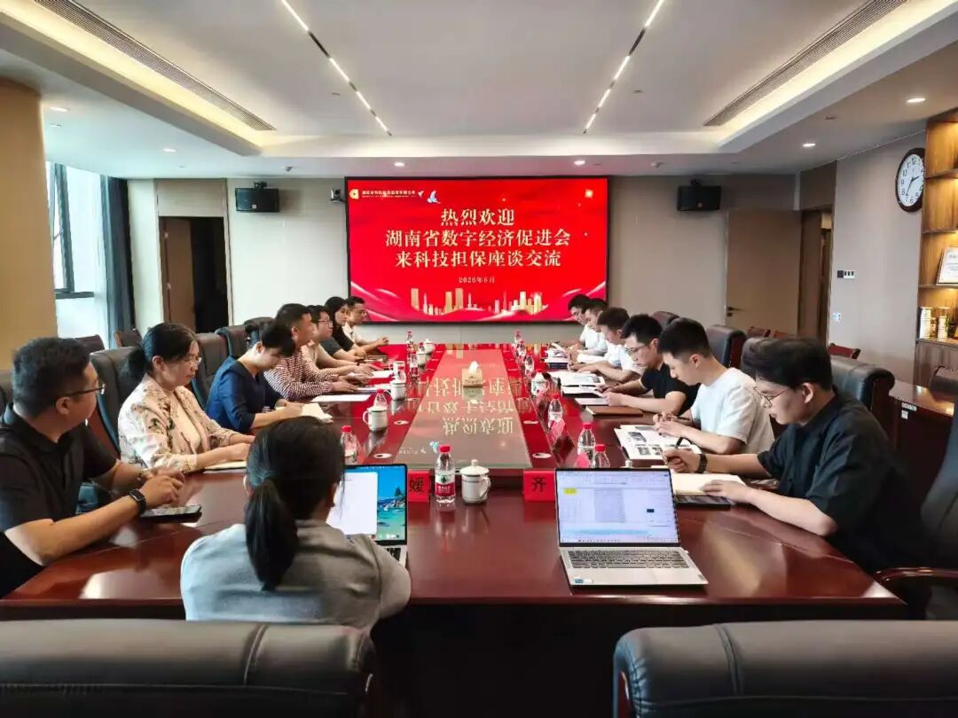 湖南省数字经济促进会走访省科技担保公司 省中小担保公司,共商数智科技企业投担合作新路径